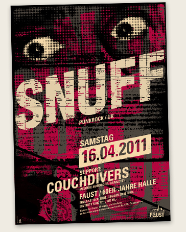 Photo zu 16.04.2011: Couchdivers, Snuff - Hannover, Faust